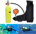 Extra Safe New Tecno Black Color 1L Diving Oxygen Cylinder Bag Underwater Air Tank Nylon Storage Carrying Case Diving Shoulder Bag. 