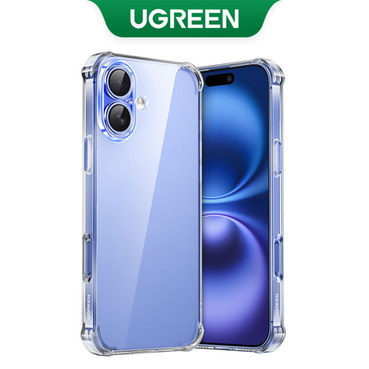 UGREEN Crystal Clear Air Bag Series Mobile Phone Case for iPhone 16 for iPhone 16 Pro Max for iPhone 16 Pro for iPhone 16 Plus