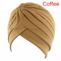 Fashion Men Women Stretchable Soft Indian Style Turban Hat Head Wrap Band Cap. 