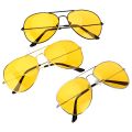 Night View Glass - Yellow Night View NV Yellow Glasses Night Vision Sunglass. 