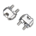 30PCS 1/8 Inches Stainless Steel Wire Rope Cable Clip Clamp For Wire Rope Rigging Tent Rope Guard Railing System. 