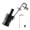 【Black XL】 Car Turbo Exhaust Oversized Roar Sound Whistle Simulator Muffler Auto Replacement Parts S/M/L/XL. 