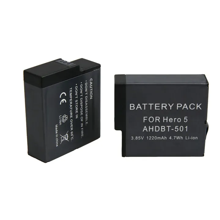 GoPro%20Hero%205/6/7/8%201220%20mAh%20Battery%20for%20gopro%205/6/7/8%20with%20Free%20Battery%20Moisture%20Proof%20Box%20-%20Image%202