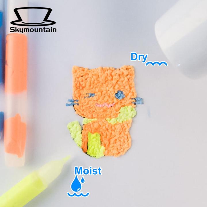 Children%203d%20Drawing%20Tool%206pcs%20Fluffy%20Paint%20Colorful%20Bubble%20Pens%20for%20Diy%203d%20Art%20Crafts%20Fun%20Drawing%20Pen%20Set%20for%20Home%20School%203d%20Pen%20for%20Kids%20-%20Image%206