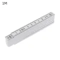 【WEJA】1M 2M 10-parts Folding Carpenters Ruler Lightweight Compact Measuring Stick Slide Fold Up Meter for Woodworking. 
