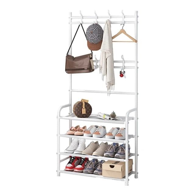 1 x 5 Tier Home Entryway Furniture Shelf Multipurpose coat Racks and ...