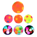 3 Pcs Massage Toy Flash Football Child Kids Toys Flashing Sensory Balls Blinking Bouncy Plastic Light Up Spiky. 