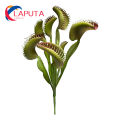 1 Branch Artificial Plant Non-fading Not Withered Decorative Plastic Artificial Flytrap Grass Plant Home Party Desktop Decoration for Balcony. 