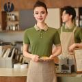Shorts Athlete Ideal Soft Top Hotel Coffee House Suitable for, Uniform Waitresses/Waiter Universal Fitness Athlete Prism T-Shirt Professional Men's and Women's Shirts Catering Breathable Food Service Fitness Enthusiasts. 