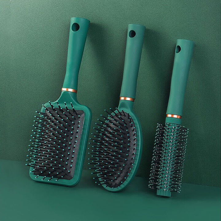 3%20PCS%20Hair%20Brush%20and%20Comb%20Set%20Round%20Brush%20Massage%20Paddle%20Brush%20Detangle%20Hair%20Brush%20Cushion%20Hair%20Combs%20Wet%20Dry%20Brush%20for%20Women%20Men%20Hair%20Styling%20-%20Image%209