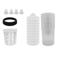 1 Set 600CC Disposable Paint Cup Spray Cup Paint Mixing Tank Type. 