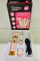 Geemy GM-3074 Rechargeable 4 in 1 Nose and Hair Trimmer Full Body Girls Ladies Groomer Shaving KIT. 