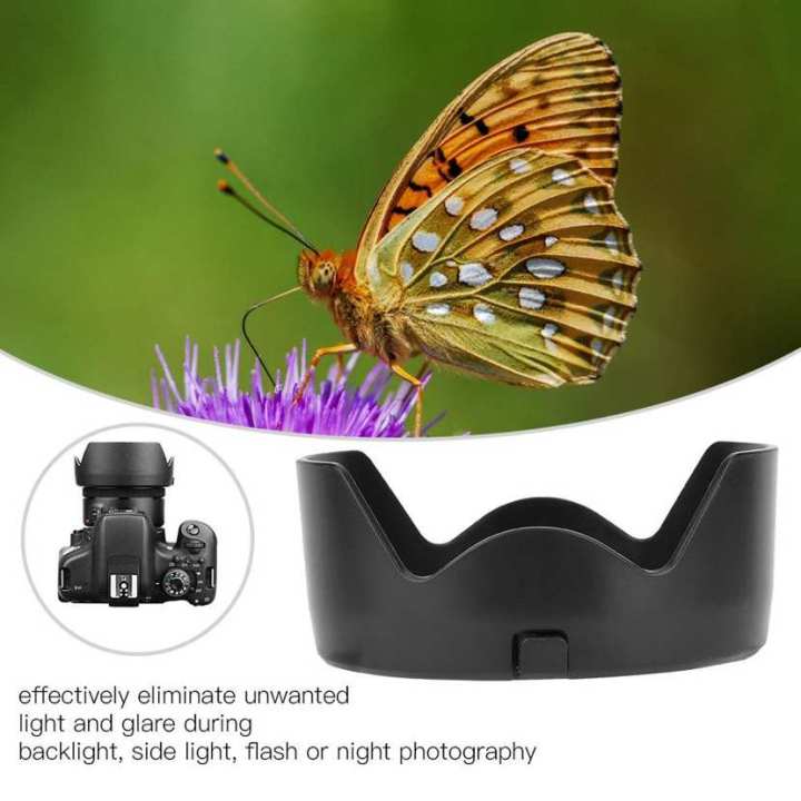 Portable ES-68II Mount Lens Hood Replacement fr Canon EOS EF 50mm f/1.8 STM