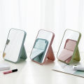 Folding bracket Makeup mirror Sleek Compact Portable Vanity mirror Lightweight Adjustable stand Single-sided mirror for Beauty. 