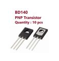 10 pcs of BD140 Transistor. 