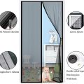 Hands-free Magic Mesh Magnet Fly Curtain Net Anti Mosquito Magnetic Screen Door. 