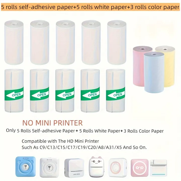 57x25mm%20Mini%20Printer%20Paper%20Thermal%20Label%20Sticker%20Color%20Photo%20White%20Self-Adhesive%20Paper%20For%20Mini%20Portable%20Pocket%20Mobile%20Printer%20-%20Image%207