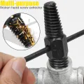 Faucet Broken Head Screw Wire Taker Water Pipe Triangular Valve Sliding Wire Broken Wire Double-head Extractor Home Tool. 