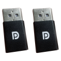 2Pcs DP Virtual Display Adapter 4K Displayport Dummy Plug EDID Headless Ghost Emulator Graphics Video Card Cheater. 