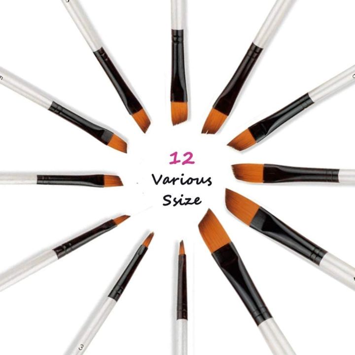 Angular%20Artist%20Brush%20Set%2012%20pcs%20Paint%20Art%20Brush%20for%20Oils%20Acrylics%20Water%20colours%20-%20Image%203