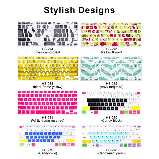 Custom Silicone Keyboard Cover /eu Layout For Macbook Hplenovologitech ...
