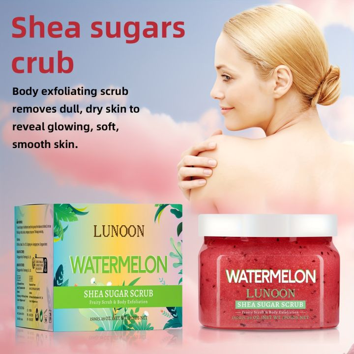1pc%20Watermelon%20LUNOON%20Shea%20Sugar%20Scrub,%20Hypoallergenic%20Body%20Exfoliator%20with%20Chamomile%20&%20Glycerin,%20Fruit%20Fragrance,%20Moisturizing%20Deep%20Cleansing%20for%20All%20Skin%20Types,%2015oz%20-%20Image%208