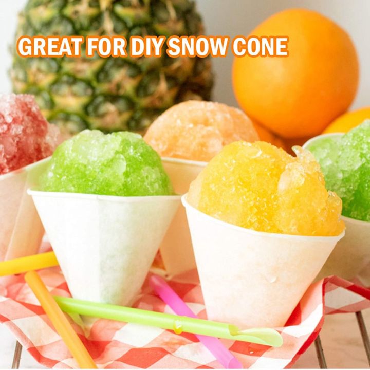OYPFXMI%20White%20Paper%20Cone%20Cups,%20Snow%20Cone%20Cups,Coated%20Leakproof%20Cone%20Paper%20Cups%20for%20Slush,%20Shaved%20Ice,%20Water%20200Pcs%20-%20Image%204