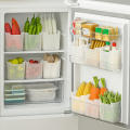 Refrigerator storage box food preservation box refrigerator side door vegetable and fruit spice storage box food container kitchen storage. 