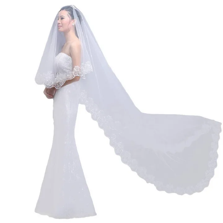 %E3%80%90Limited%20Quantity%E3%80%91%20Lace%20Flower%20One%20Layer%20Bridal%20Veil%20Wedding%20Hair%20-%20Image%203
