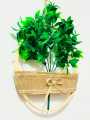 Wall Hanging Plant, Indoor Outdoor Wall Home Room Garden bambooartificial Decoration. 