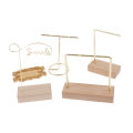 Jewelry Organizer Wooden Rack Bracelet Earring Holder Display Decoration Stand MJK. 
