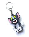 TERA 13 Kids Keychain For Girls 2 Piece Cartoon Keychain For Boys Return Gifts Keychain For Kids Cute Orenge And Grey Color  Tom and Jerry key chain| Pack of 2 |Gift item  Mixed Cartoon Silica gel Keychain Backpack DIY Pendant. 