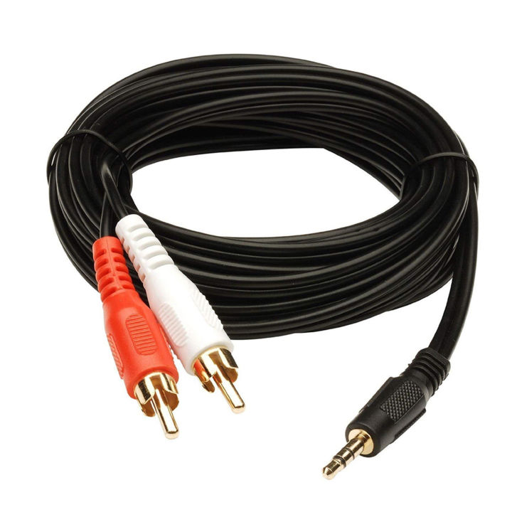 10M 2RC Stereo Audio Cable Subwoofer Cable Aux Cable