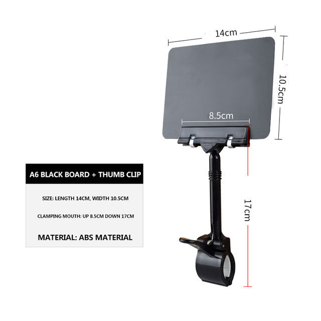 【The Quiet Page】5pcs Erasable Fresh Price Tag Supermarket Special Price Tag Shopping Mall Fruit Shop Price Tag Waterproof Black And White Board
