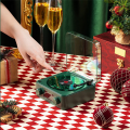 Waves Vintage Vinyl Record Bluetooth Speaker with RGB Ambient Lights. 
