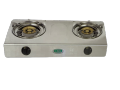 LMG Stainless Steel Double Burner Gas Cooker - TG-GCCB201SNC. 