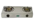 LMG Stainless Steel Double Burner Gas Cooker - TG-GCCB201SNC. 