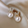 Fashion Delicate Pearl Women’s Stud Earrings Girls Accessories for Special Day Korean Style Female Earring. 