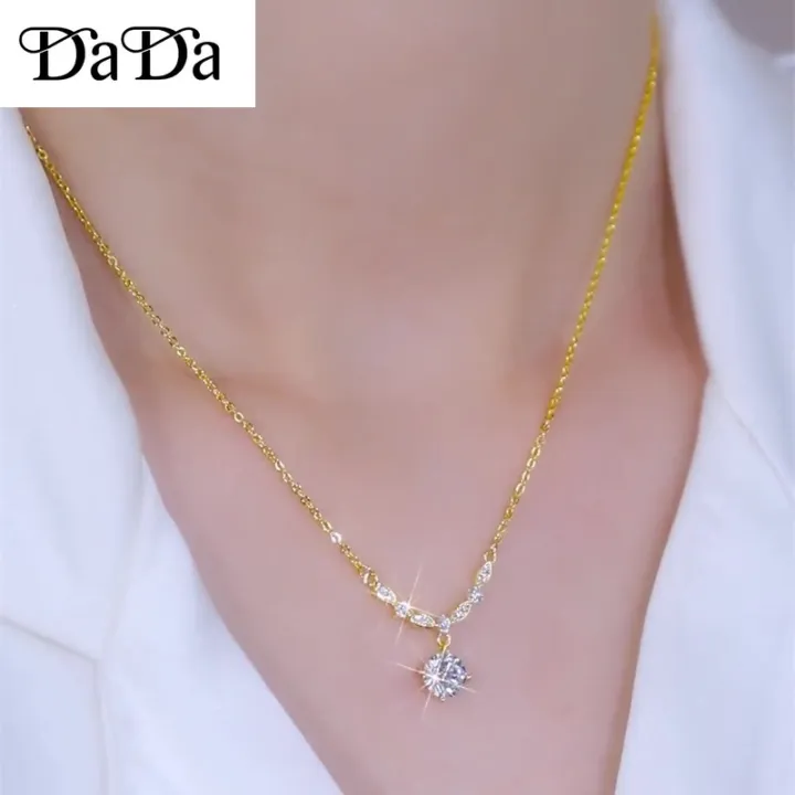 COD%20rantai%20leher%20perempuan%20emas%20916%20original%20malaysia%20gold%20necklace%20women's%20opal%20brilliant%20round%20zircon%20pendant%20jewelry%20for%20girlfriends'%20gifts%20%20Necklace%20-%20Image%204