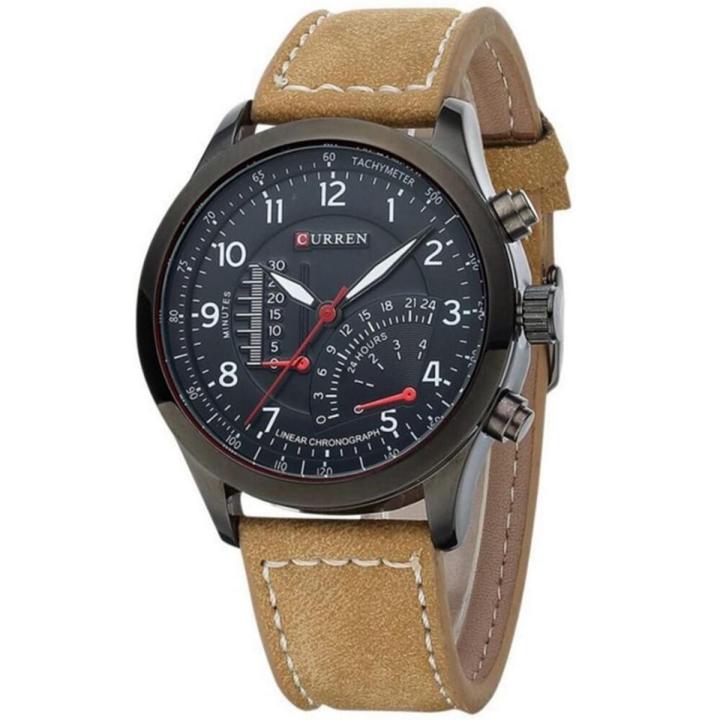 Mens Quartz Watch Sport Military Casual