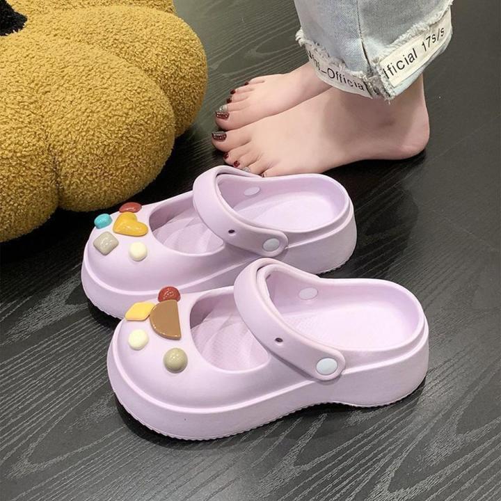 Women's Hole Shoes Summer Outdoor Wear Internet Hot Cute and