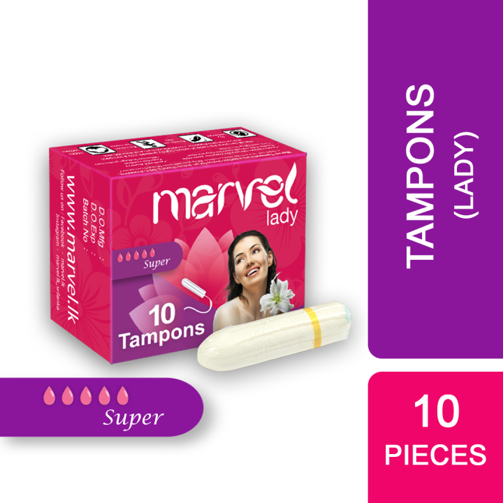 Marvel Lady Tampons Super - 10 Pcs