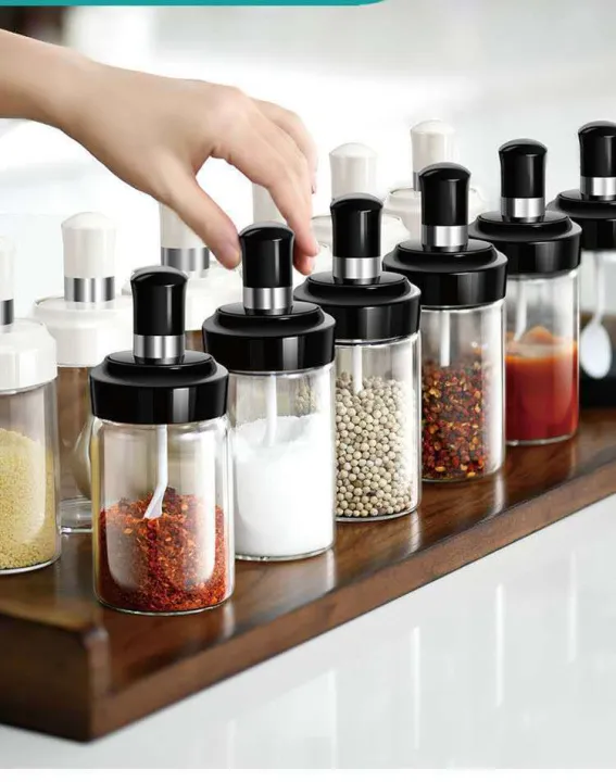 15%20pcs%20Seasoning%20Bottle%20Glass%20Condiment%20Storage%20Containers%20Condiment%20Pot%20Spice%20jar%20with%20Spoon%20-%20Image%207