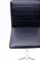 ERGONOMIC BAR STOOL WITH CHROME BASE. 