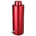 RED CYLINDER RADIATOR RESERVOIR TANK COOLANT OVERFLOW HOSE CAN RESERVE O IL. 