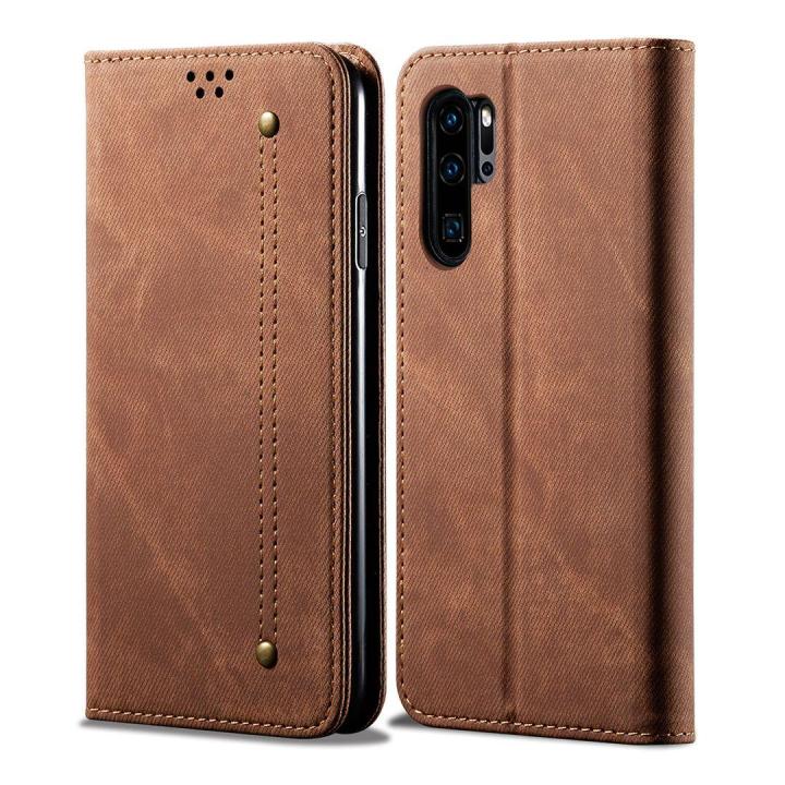Leather Smart Cover Huawei P30 Pro For Huawei P30 Pro Retro Denim