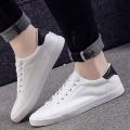 Classic Men Slip On Casual Leather Shoes Low Top Outdoor Flats Sneakers Comfortable Lazy Loafers Height Increase Shoes For Man. 