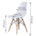 VTEC FURNITURE Modern ABC Chair / Dining Chair / Office Chair / Shell lounge Slide Chair. 
