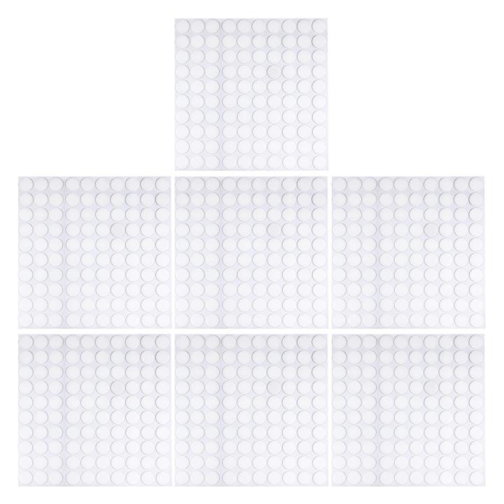 Trendiq Quick Bonding Sticky Dots Transparent Double Sided Sticky Dots for Diy Projects Strong Adhesive No Residue Ideal for Clear Removable Putty