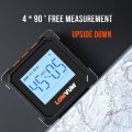 LOMVUM Digital Protractor Laser USB Inclinometer Magnetic 360° Level Angle Finder High Precision Goniometer Tilt Measuring Tools. 